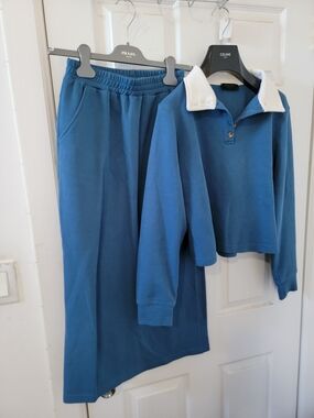 Muze Skirt Set with White Collar -